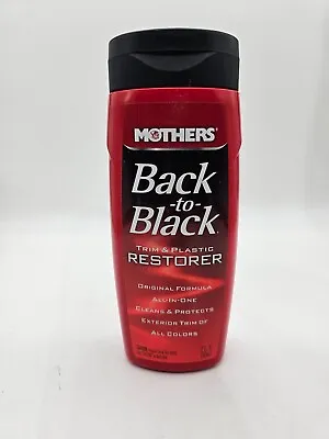MOTHERS 06112 Back To Black Trim And Plastic Restorer - Rubber & Vinyl 12 Oz NEW • $13.99
