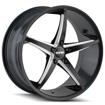 $232.99 • Buy Touren TR70 18x8 5x112 +35mm Black/Milled Wheel Rim 18  Inch