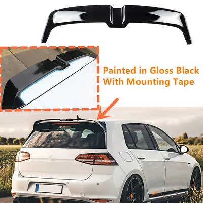 For VW Volkswagen GOLF Mk7 R & GTI 15+ Gloss Black Rear Trunk Wing Lip Spoiler • $100.69