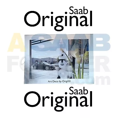 Saab Poster Art Deco Dealer Showroom Discontinued Rare Gift New Genuine Oem • $35.99