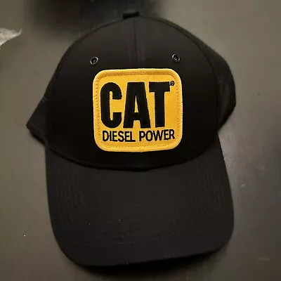 CAT Diesel Power Cap Black Trucker Hat Unisex Adjustable (New In Plastic) • $12