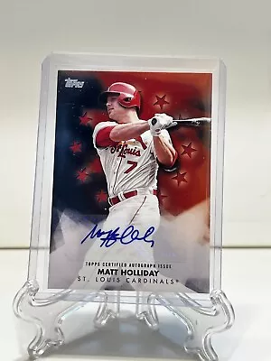 2024 Topps Series 1 Matt Holliday #/25 Baseball Stars Autograph Card - Cardinals • $85