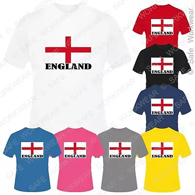 ENGLAND Flag Tshirt - UK Union Jack English T Shirt For Man Woman Unisex Kids • £7.99