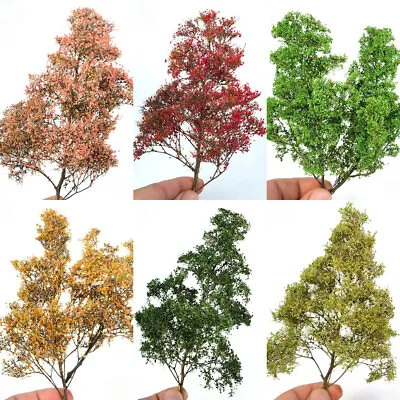 HO/OO Scale Miniatures Seasonal Tree Garden Greening Plant Railway Scenery Model • $9.49