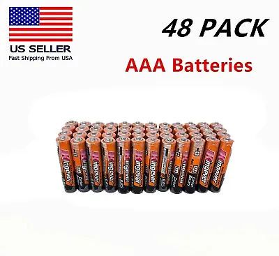 48 Pack AAA Batteries Extra Heavy Duty 1.5v. 48 Pack Wholesale Bulk Lot • $13.99