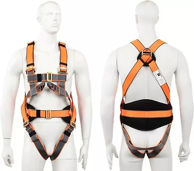 LifeGear Height Safety 2 Point Adjustable Fall Protection Restraint Harness • £34.78