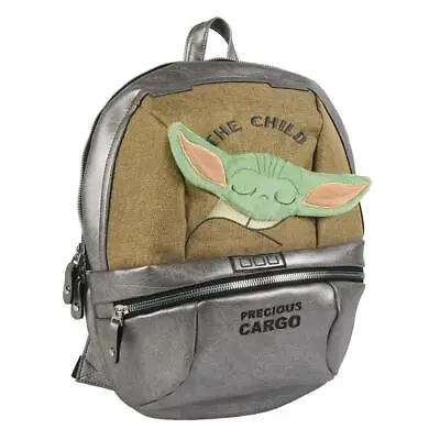 Star Wars The Mandalorian Grogu (the Child) Precious Cargo Backpack Bag • £39.99