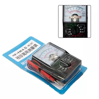 Mini Voltmeter Ammeter Ohmmeter For Electrical Maintenance ACDC 1000V250mA • $10.94