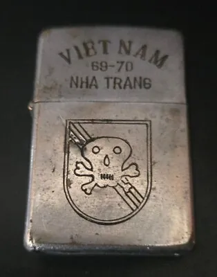 Vintage 1969 Zippo Lighter Vietnam Carried Nha Trang Original • $395