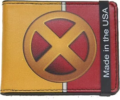 Buckle-Down Mens  Pu Bifold - X-men Bi Fold Wallet Made In USA • $17.99