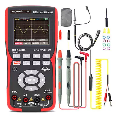 Oscilloscope Multimeter Handheld LCD Digital Multimeter & Oscillometer Q5I0 • $98.99