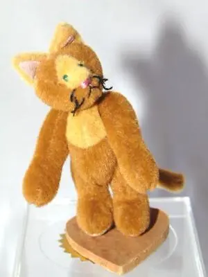 2000 Miniature SPENCER Jointed 2-3/4  LITTLE GEM TEDDY BEAR CAT By LISA LLOYD • $34.95