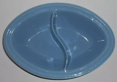 Pacific Pottery Hostess Ware Lt Blue Divided Vegetable Bowl • $22.48