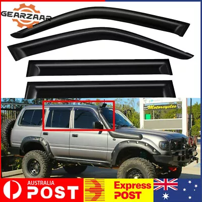$49.99 • Buy BEST Window Visor Weathershield Weather Shield For Toyota LandCruiser 80 Series