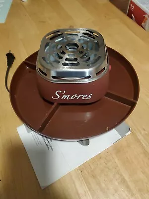 Nostalgia Indoor Electric Stainless Steel S'mores Maker With 4 Compartment Trays • $14.99