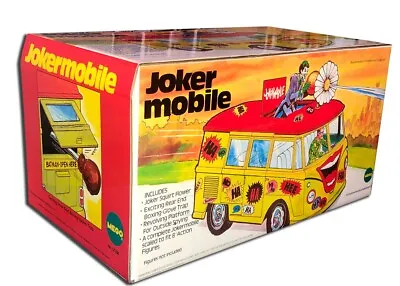 JOKERMOBILE BOX For 8  Mego Action Figure Vehicle (BOX ONLY) • $60