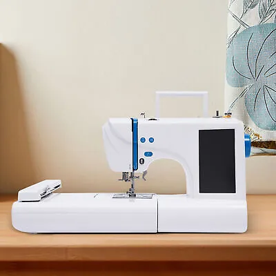 Electronic Sewing Machine Computerized Embroidery Sewing Machine White Led Light • $568.80