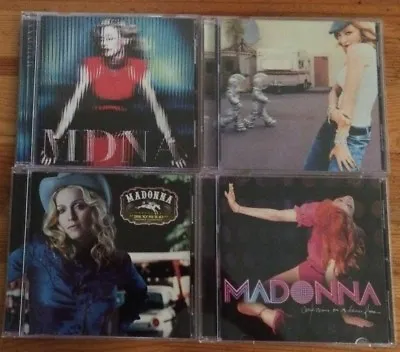 Lot Of 4 Madonna CDs Music MDNA Remixed & Revisited Confessions On A Dance Floor • $11.99