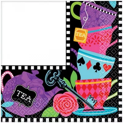 Mad Tea Party Luncheon Napkins • $6.94