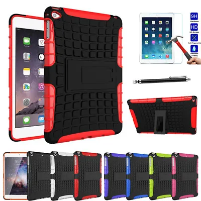 Shockproof Heavy Duty Rugged Rubber Spiderman Hard Case Cover For IPad Air Air 2 • £14.06
