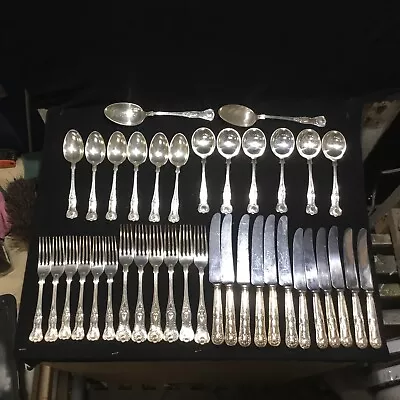 38 Piece Mappin And Webb Cutlery Set Kings Pattern Heavy Plate • $149.35