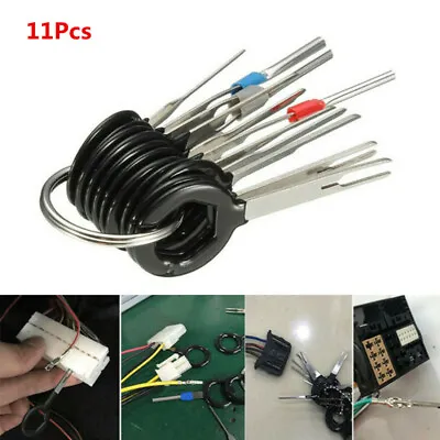 $8.26 • Buy Car Terminal Removal Electrical Wiring Crimp Pin Extractor Repair Plug Key Tool 