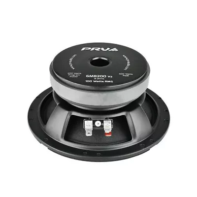 New PRV AUDIO 6MB200 V2 6  MID-BASS 200W CAR AUDIO LOUDSPEAKER 8-OHM 6MB200V2 • $30