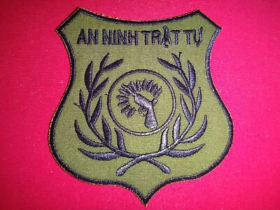 Vietnam War Subdued Patch ARVN National Police AN NINH TRAT TU (Security Order) • $6.24