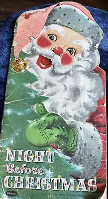 Vintage 1958 Whitman Night Before Christmas Book Florence Sarah Winship Fc • $23.49