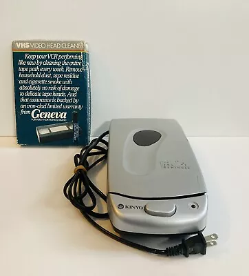 Kinyo VHS Video Cassette Tape Rewinder W/VHS Head Cleaner (Tested Works VNTG) • $15