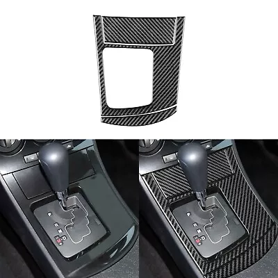 3Pcs Carbon Fiber Interior Gear Shift Panel Frame Trim For Mazda 3 Axela 10-13​ • $21.99