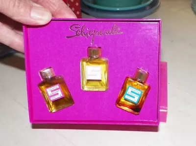 Vtg Schiaparelli Perfume Ensemble Shocking  S  Sleeping In Box • $125