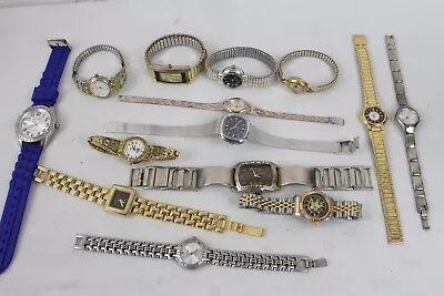 14 Vintage Ladies Watch Lot Gold Tone Valentino Rumours Elgin Timex Rumours • $24.99