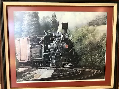 Patrick Michael Karnahan  Sierra Railroad  Limited Edition Lithograph Print • £160.63