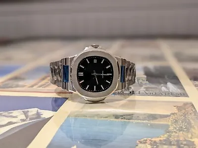 £161.61 • Buy Unisex Miyota 8215 Based Square Watch (homage  To  Patek Philippe Nautilus )