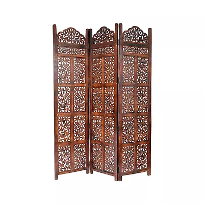 Mid Century Vintage Folding Divider Screen Free Standing 3 Panel Set • $699