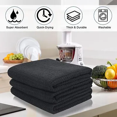 VIVOTE-Microfibre Tea Towels For Kitchen No Fluff Lint Residue Reusable Kitc... • £18.93