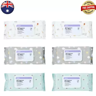 480 Pack Baby Wipes Fragrance Free Simply Water Baby Wipes Soft Gentle AU* • $11.99