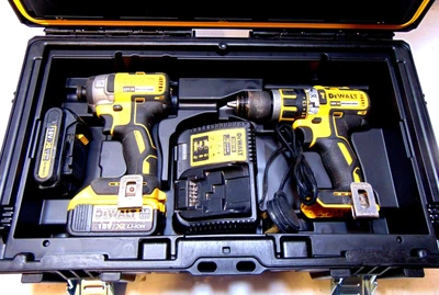 £86 • Buy Dewalt DCD795 Combi Hammer Drill DCF887 Impact Driver Cordless Brushless Li-Ion