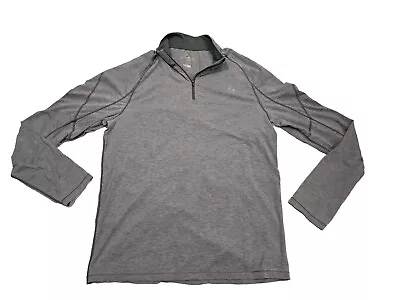 Paradox Mens Medium Merino Blend Gray Drirelease 1/4 Zip Pullover Base Layer • $15.99