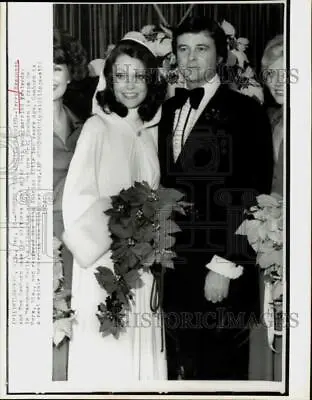 1974 Press Photo Former Miss America Terry Meeuwsen Weds Tom Camburn WI • $12.99
