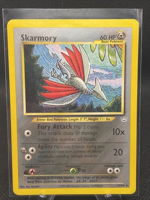 $2.99 • Buy Pokémon TCG Skarmory Neo Revelation 23/64 Regular Unlimited Rare NM