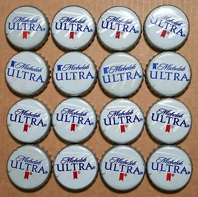 98 Budweiser / Michelob Ultra White Beer Bottle Caps NO DENTS Read Description • $5.39