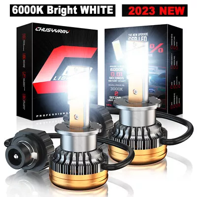 2PCS D4S/D4R LED Headlight Replace HID Xenon Super Bright White Conversion Kit • $44.61