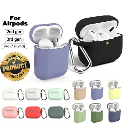 Airpods Protector Apple Pro 2nd Generation 3rd Case Cover Earphone 1 2 3 Skin • $5.99