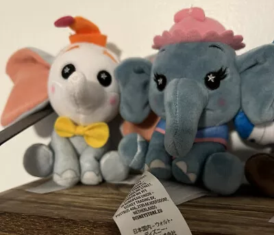 Disney Parks Wishables Plush Lot Chase Dumbo & Mrs Jumbo Mama • $45