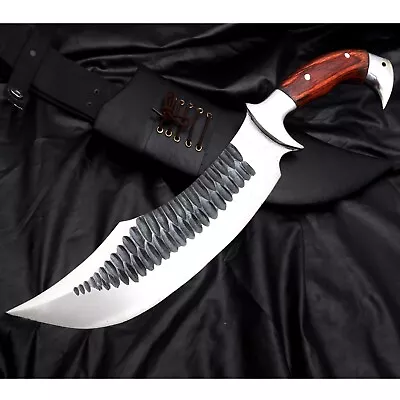 Large Hunting Knife Bowie- Sharp Fixed Blade -Camping Military -Outdoor Survival • $224.99