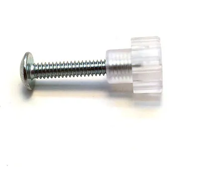 Pet Carrier / Kennel Replacement Plastic Nut - Metal Bolt Fasteners - CLEAR-16pk • £11.17