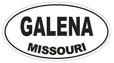 Galena Missouri Oval Bumper Sticker Or Helmet Sticker D1415 Euro Oval • $1.39