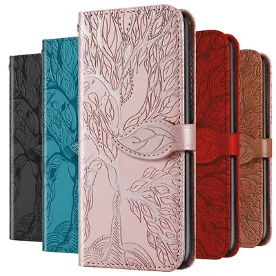 $3.98 • Buy Flip Card Tree Case For IPhone 13 12 11 Pro Max X XR XS 8 7 6 6S Plus Back Cover